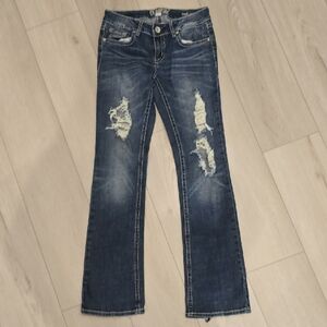 Refuge Runway By Everyday Boop Distressed Blue Jeans